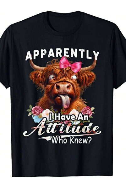 NOURAM This Humorous Highland Cow-Shirt Is Designed Both Men Women.It Feature...