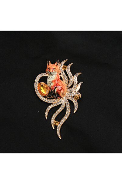 choice2 C4 4 Colors Fashion Fox Brooch Animal Badge Pin Jewelry
