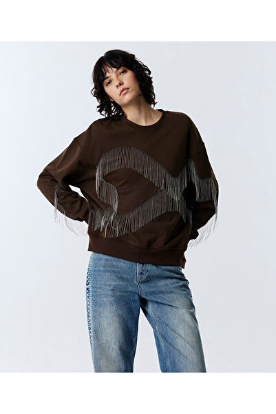 Twist ZİNCİR PÜSKÜLLÜ SWEATSHIRT