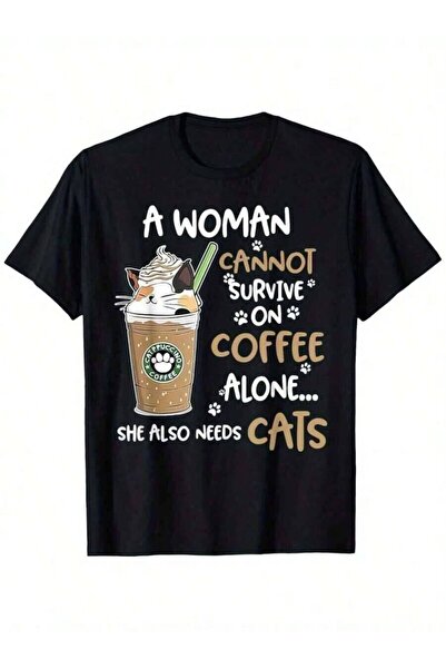 4CR Women'S Funny Lover-Shirt - A Woman Cannot Survive On Alone She Also Need...