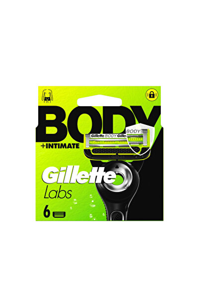 Gillette Set de 6 rezerve pentru aparatul de ras Labs Body & Intimate
