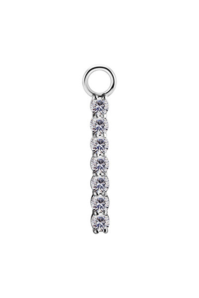 Crazy Needles Amulete - CoCr NF - argintiu L - ZIRCONIA PREMIUM - D-038