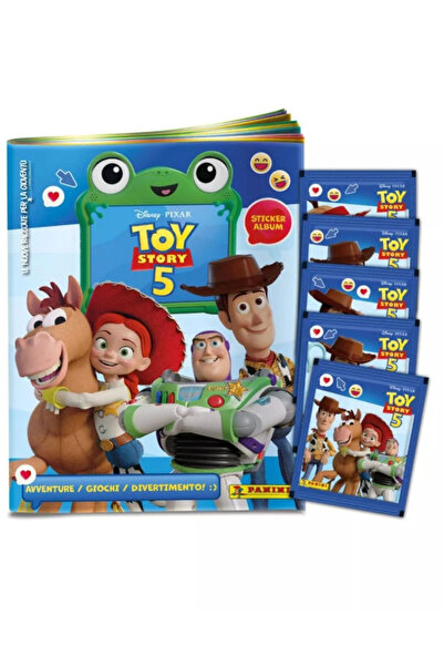 Next Plus Licensed Toy Story 5 Sticker Collection Album + 5 Pack of Stickers ...