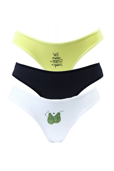 HUNEX UNDERWEAR ΓΥΝΑΙΚΕΙΟ ΣΛΙΠ 3 ΤΕΜΑΧΙΑ ΒΑΜΒΑΚΕΡΟ ΜΕ ΣΤΑΜΠΑ 935-12, Χρώμα ΜΕ...