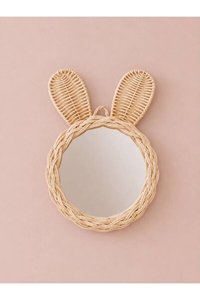 nndsgn Rattan 20 cm Tavşan ayna