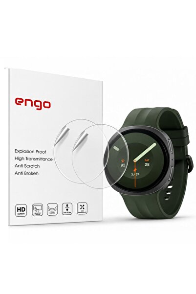 Engo Screen Protector Compatible with Samsung Galaxy Watch 9 44mm Tpu, Full C...