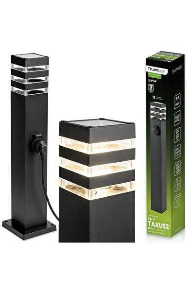 Lumiled Lampă de grădină LED E27 de exterior, tip stâlp, cu soclu TAXUS 2 80cm