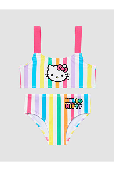 LC Waikiki Bikini de fete cu imprimeu Hello Kitty