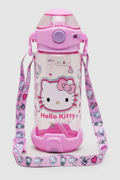 R&B Hello Kitty Print Sipper Water Bottle