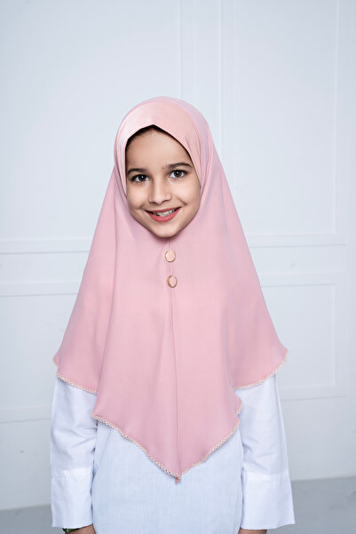 Linda Hijab Cute Pink Hijab for Little Girls