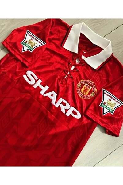 BREATHLESS Manchester/United 1992/93 Sezonu D.a.v.i.d.d B.e.c.k.h.a.m Retro F...