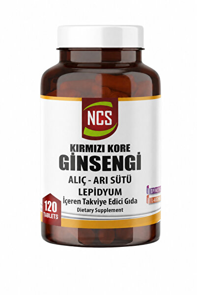 NCS Kırmızı Kore Ginsengi Alıç Arı Sütü Lepidyum 120 Tablet