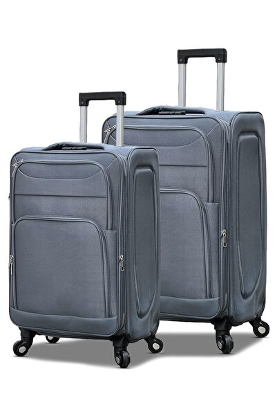ZAAPPY Lucky Power 2PCS Set(20/24 Inch) Luggage Soft Material, Lightweight, S...