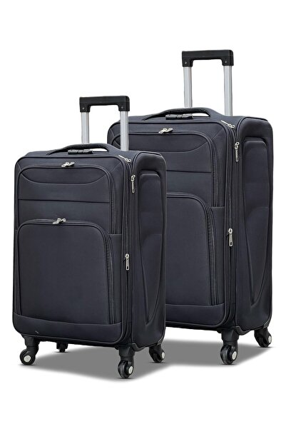 ZAAPPY Lucky Power 2PCS Set(20/24 Inch) Luggage Soft Material, Lightweight, S...