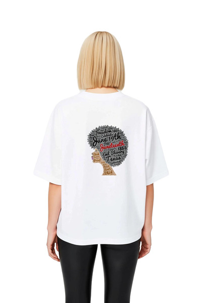 PayBuy Tricou supradimensionat pentru femei Juneteenth Celebration of Freedom...