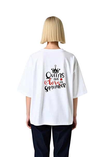 PayBuy Women's Oversize Birth Month Celebration September Queens Printed Rela...
