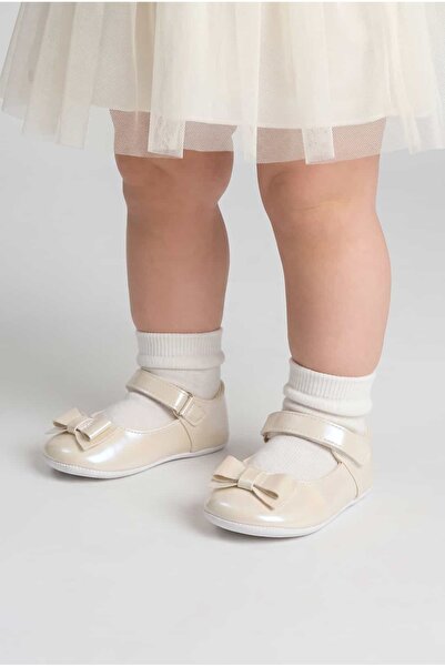 SIRRI Cipele za prve korake balerine sa mašnom za bebe devojčice