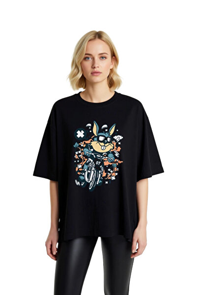 PayBuy 07 Motorcycle Race Number Printed Women's Oversize T-Shirt