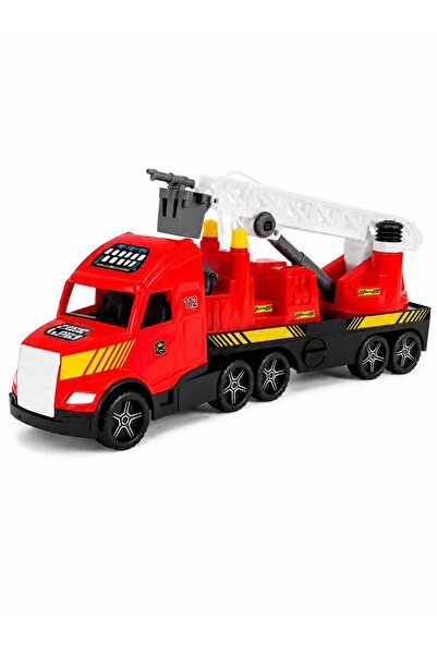 Wader Camion de Pompieri cu Scară Extensibilă, Control Manual, Plastic și Met...
