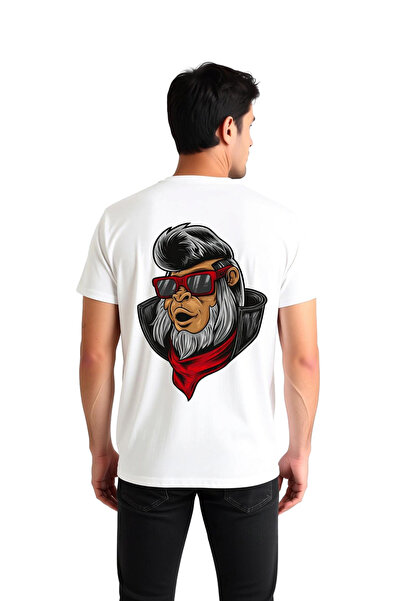 PayBuy Retro Monkey Bright Style Design Printed Men's T-Shirt