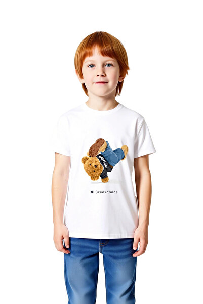 PayBuy Children's Breakdance Graphic Printed Short Sleeve T-Shirt 100% Cotton...