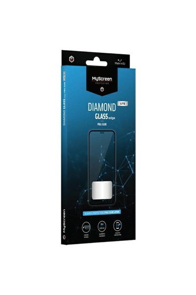 Generic MS Diamond Glass Edge Lite Fg iPhone 15 Pro 6.1 " μαύρο/μαύρο Πλήρης ...