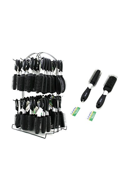 Genel Markalar ONS-724-726-727 Fön ve Saç Fırçası Tarak Oval Mix Metal Standl...