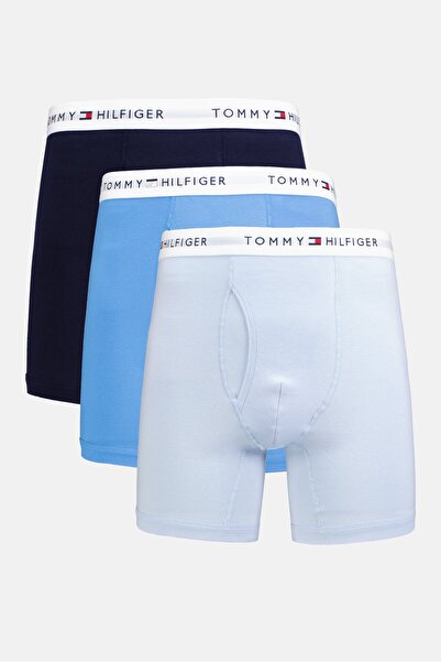 Tommy Hilfiger Men 3 Pack Brand Logo Classics Boxer Briefs, Multicolor