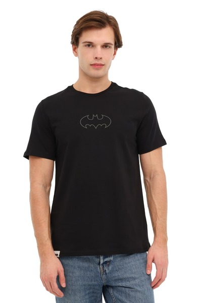 Mavi تي شيرت ML BATMAN 6FX أسود للرجال بأكمام قصيرة