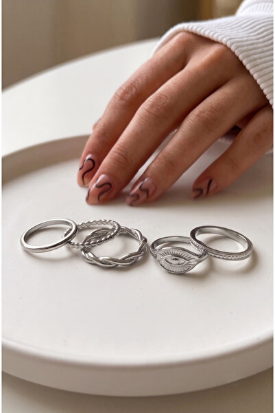 Ervalina 5-Piece Ring and Joint Ring Set