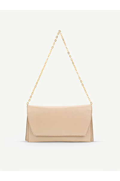 HONEY BAG Women's Hand and Shoulder Bag with Side Magnet Detail and Chain Str...