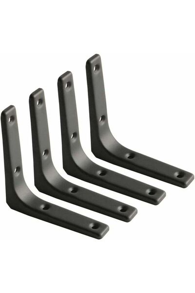STARSTAR 4 wall brackets 100x100mm matte black.