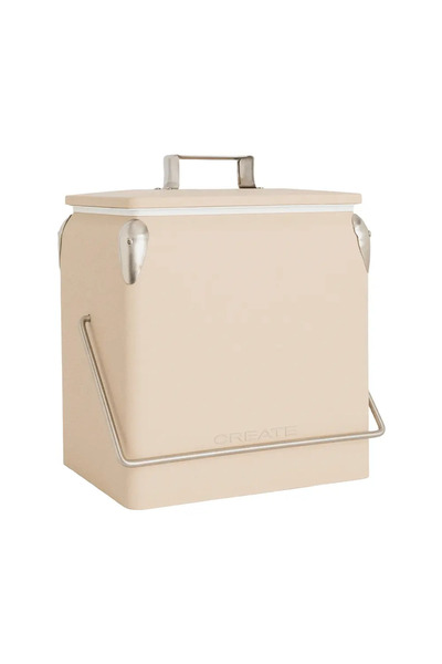 Create Cutie frigorifică cu deschizător, CREATE, Retro Cooler, 13 litri, bej