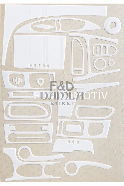 FD Damla Etiket Renault Laguna 2 Phase 1 Dashboard Console Trim Front Chest M...
