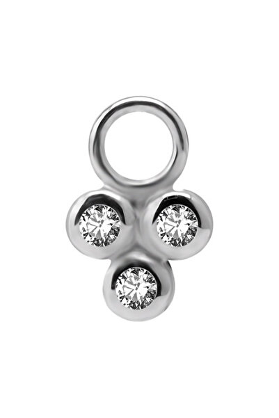 Crazy Needles Pandantive - zirconii - argint - D-055