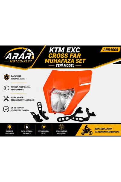 KTM EXC CROSS FAR MUHAFAZA SET KOMPLE YENİ MODEL-ARR4024