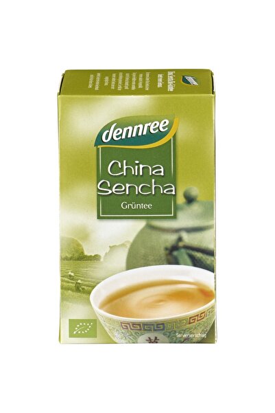 Dennree Ceai verde Sencha 20 pliculețe de ceai organic, 30g