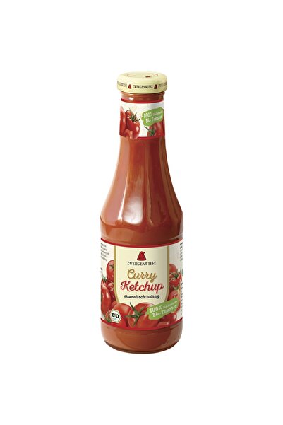 Zwergenwiese Ketchup de curry bio, fără gluten, 500ml