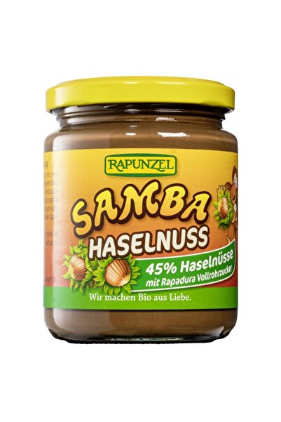 Rapunzel Cremă Samba cu alune de pădure și ciocolată organică, 250g
