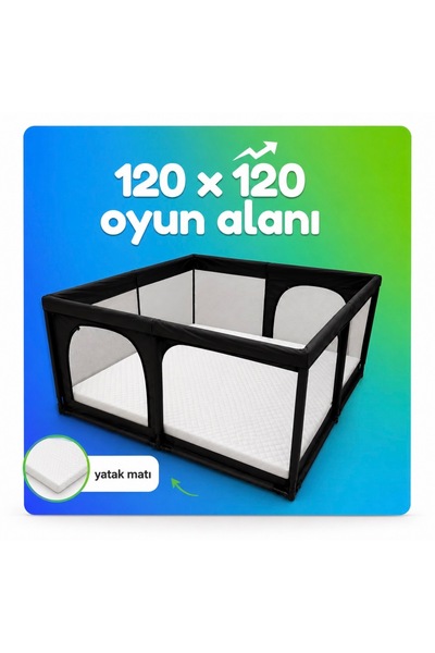 AVOCADO 120x120 Konforlu Çocuk Ve Bebek Oyun alanı