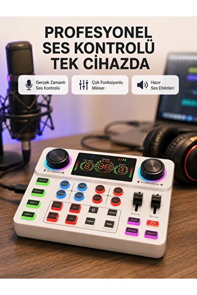 GHN Bluetooth Bağlantılı Karaoke ve Yayın Ses Kontrol Ünitesi