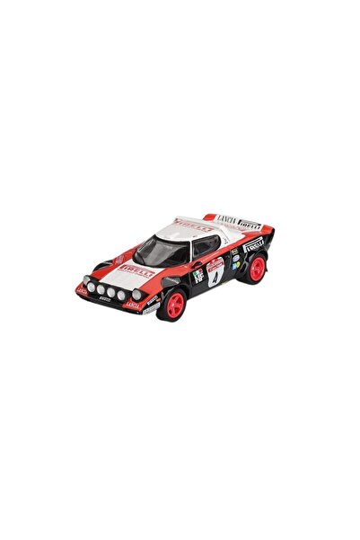 mini gt Lancia Stratos HF # 4 Mașină model la scară 1:64, câștigător al Raliu...