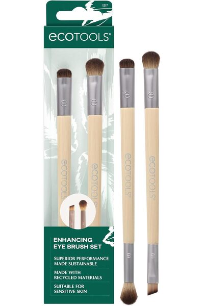Ecotools Ecotools Makeup Brush in Brush Shape Made from Synthetic, Bamboo and...