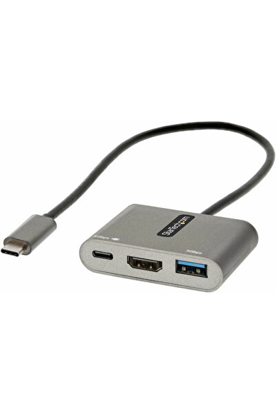 startech Μετατροπέας USB-C αρσενικό σε HDMI / USB-A / USB-C θηλυκό Γκρι 1 τεμ...
