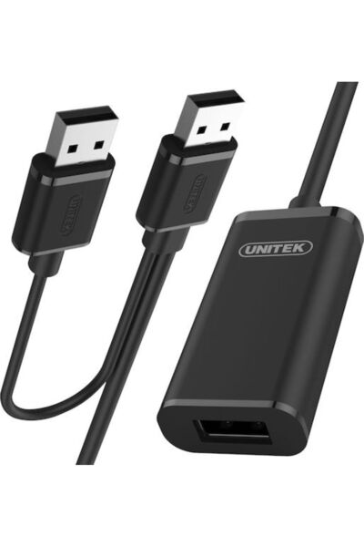 Unitek Y-277 Καλώδιο Προσαρμογέα USB Μαύρο 5 μ.