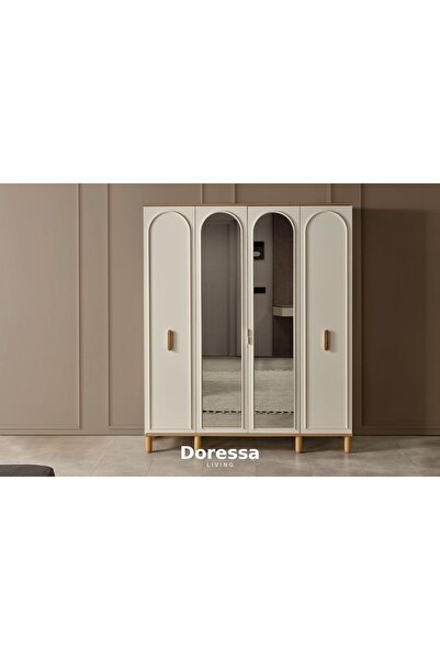 Doressa Living Bohem 4 Kapılı Gardırop
