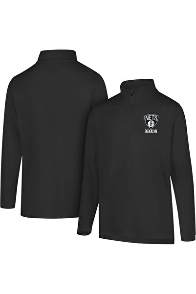 Ultra Game NBA Men's Super Soft Quarter Zip Long Sleeve T-Shirt