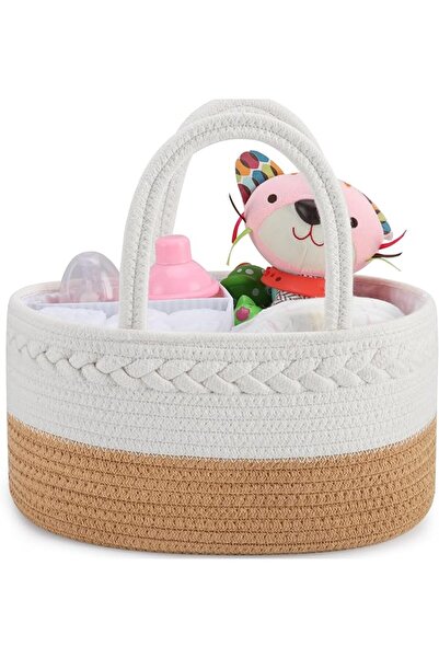 ABenkle Baby Diaper Caddy, Nursery Storage Bin and Car Organizer for Diapers ...