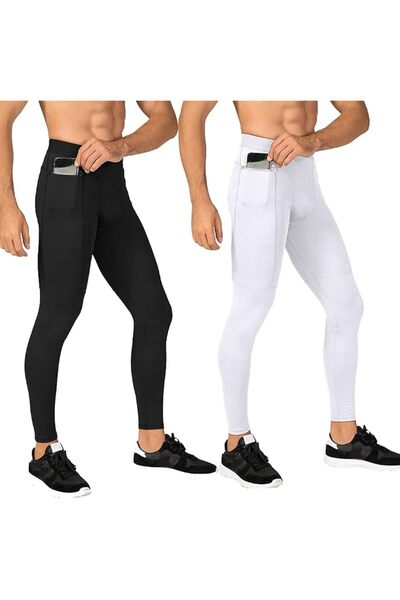 GENERAL One Leg Compression Tights for Basketball Athletic Workout Gym Leggin...