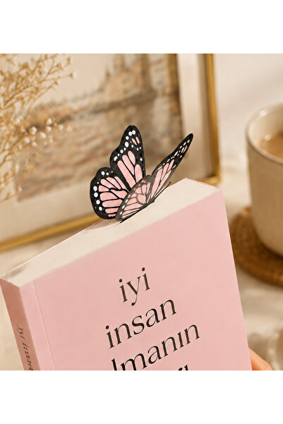 Pernator Kelebek Tasarımlı Kitap Ayracı Dekoratif Sevimli Kitap Ayracı